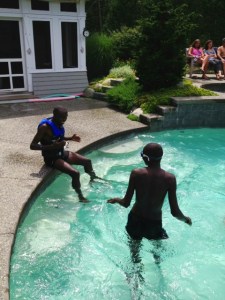 "Come on in, the water's fine," says Silas to Stephen