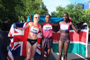 Steel joined Daska & Masai on NY Mini podium