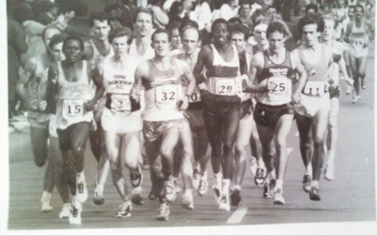 Chicago Marathon 1983 Lead Pack