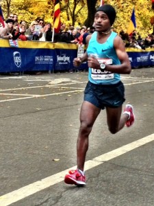 Kebede gallops toward a $560,000 payday and the 2012 -- 2013 World Marathon Majors title after twice finishing second in previous years
