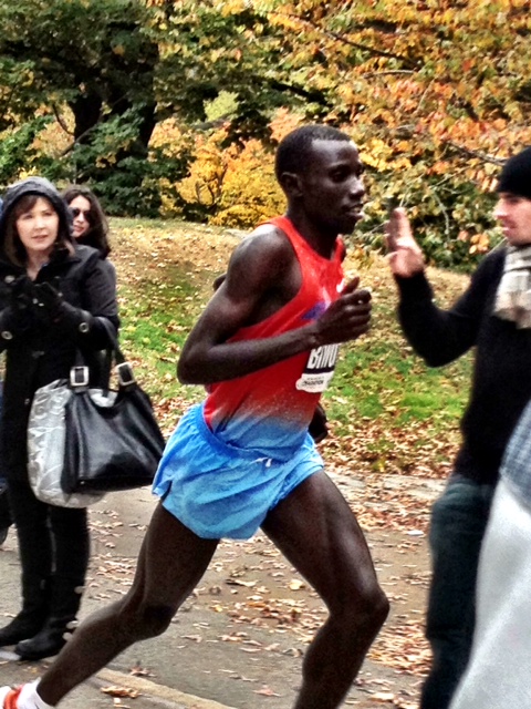 Stanley Biwott still in 2nd in NYC 2013 before fading to 5th