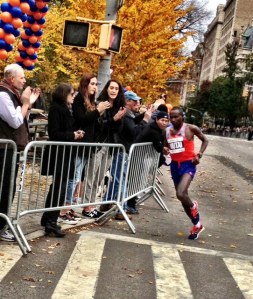Entering Central Park at 90th Street alone and in control