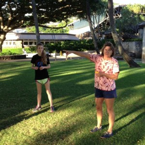 Punahou girl's coach Darby MacDonald