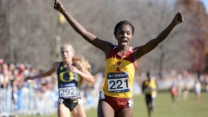 Betsy Saina winning 2012 NCAA XC Champs
