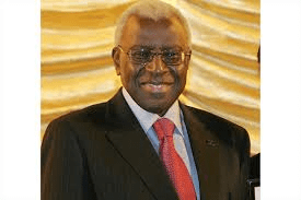 IAAF president Lamine Diack