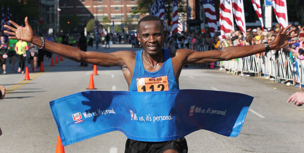 Marathon win to Philip Lagat in 2:12:39, a near 3:00 PR.  He won the 10K in 2010.