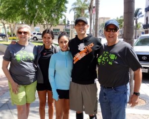 Poplin Family:  Cathy, sister-in-law Jocelyn Caro, Jen, Andy, and dad Mike