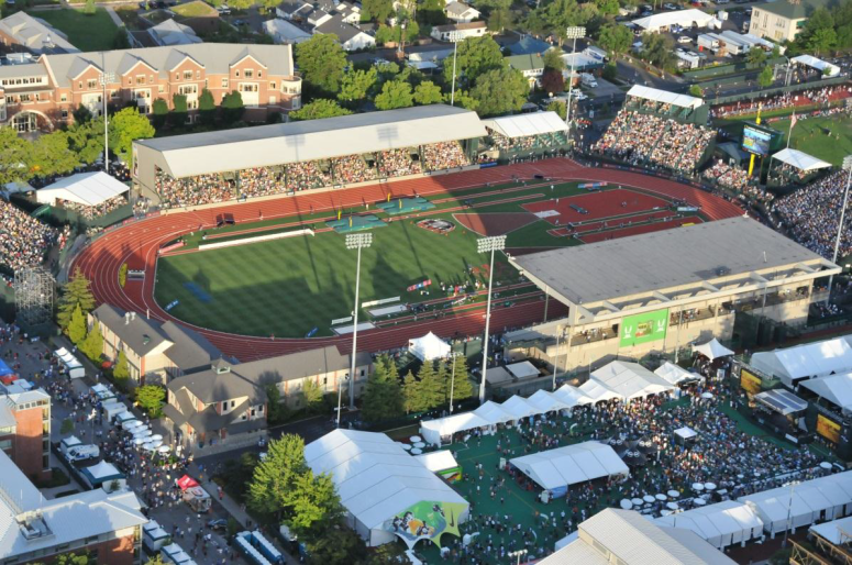 2008 Olympic Trials at Eugene's Hayward Field