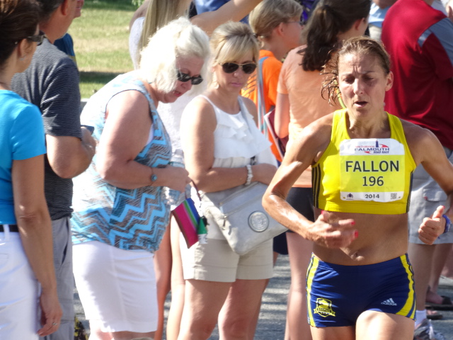 Mimi Fallon getting checked out from the sidelines.  