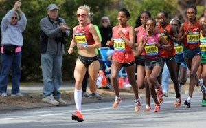 Shalane Flanagan leading the charge in Boston 2014