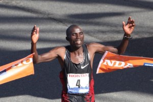 2012 LA Champion Simon Njoroge of Kenya