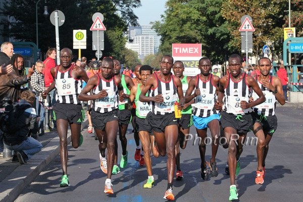 Berlin pacers all in a row