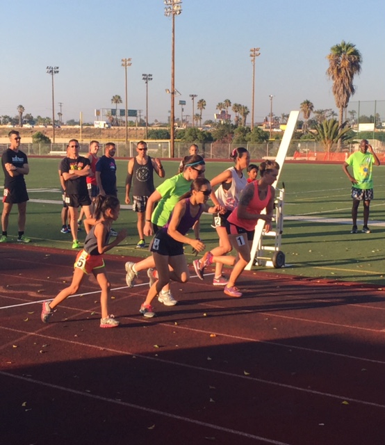 The women's mile takes off