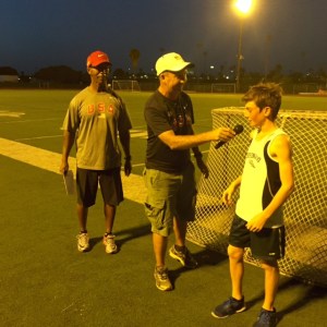 Paul Greer interviews Two Mile champ Ethan Corrigan