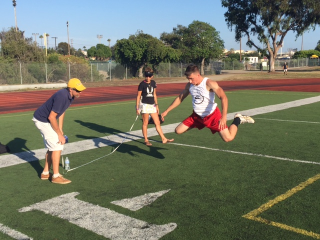 Young man with hops!