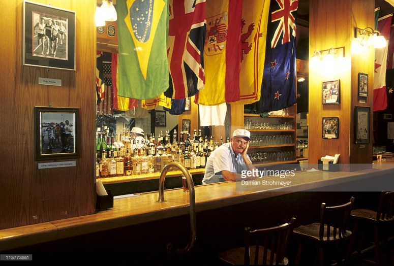 Tommy Leonard at his station at the Eliot Lounge