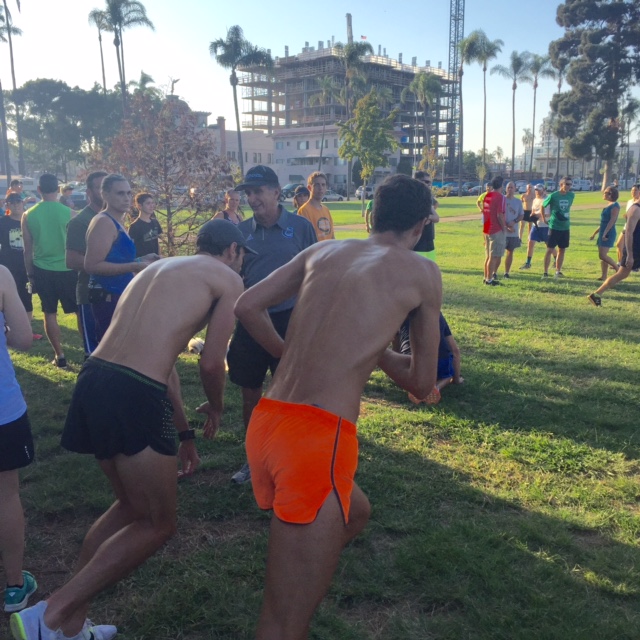 Thom Hunt sends his guys off amidst SDTC gathering